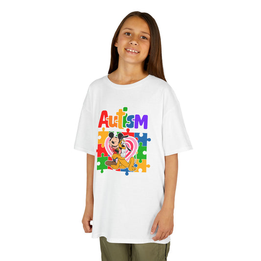 Kids Autism Awareness Puzzle Heart T-Shirt