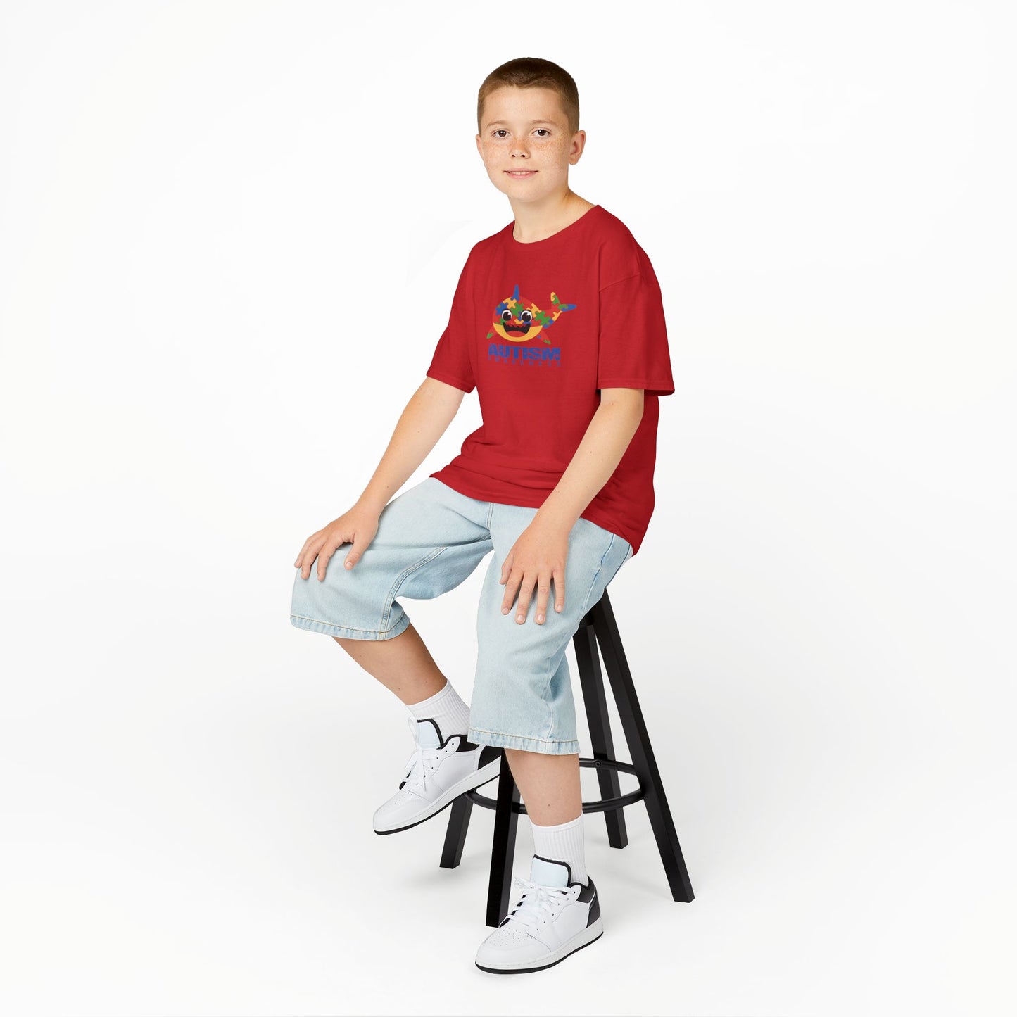 Kids Tee Baby Shark Autism Awareness Shirt