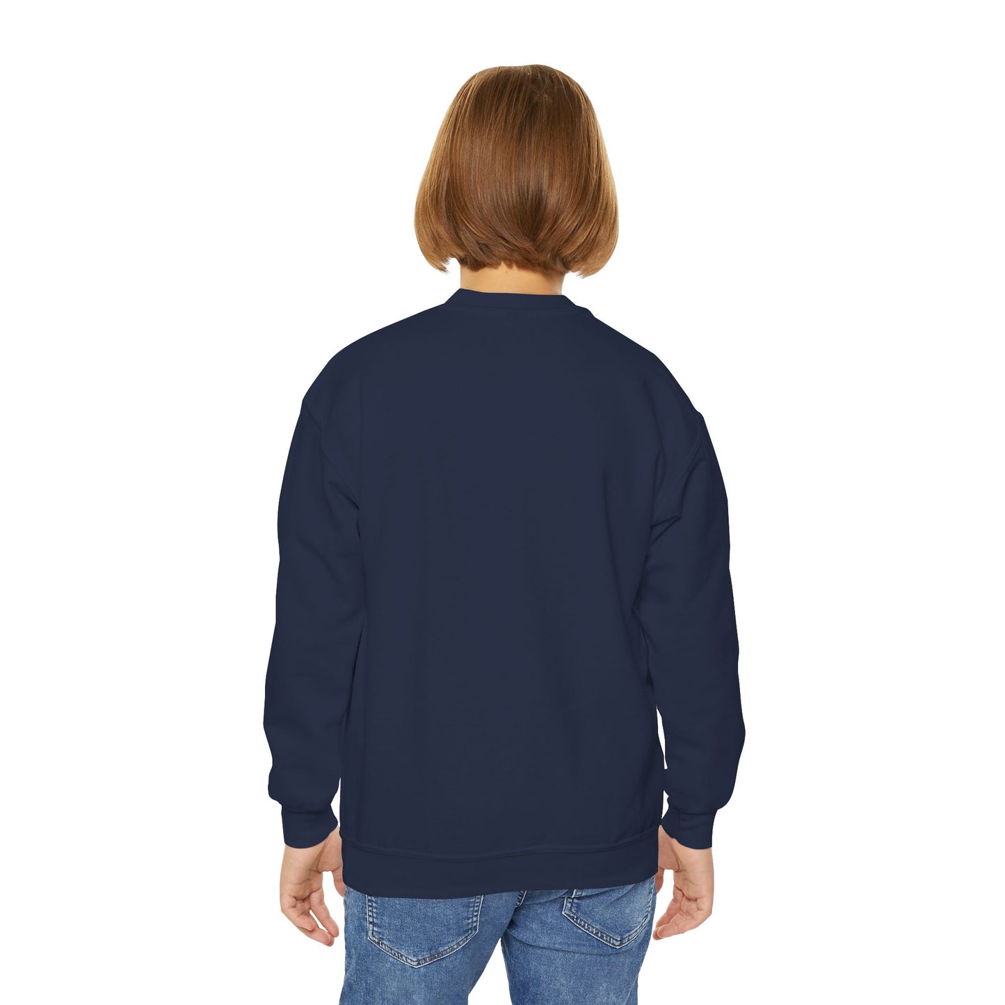 Colorful Youth Crewneck Sweatshirt - 'The World Needs All Kinds of Minds'