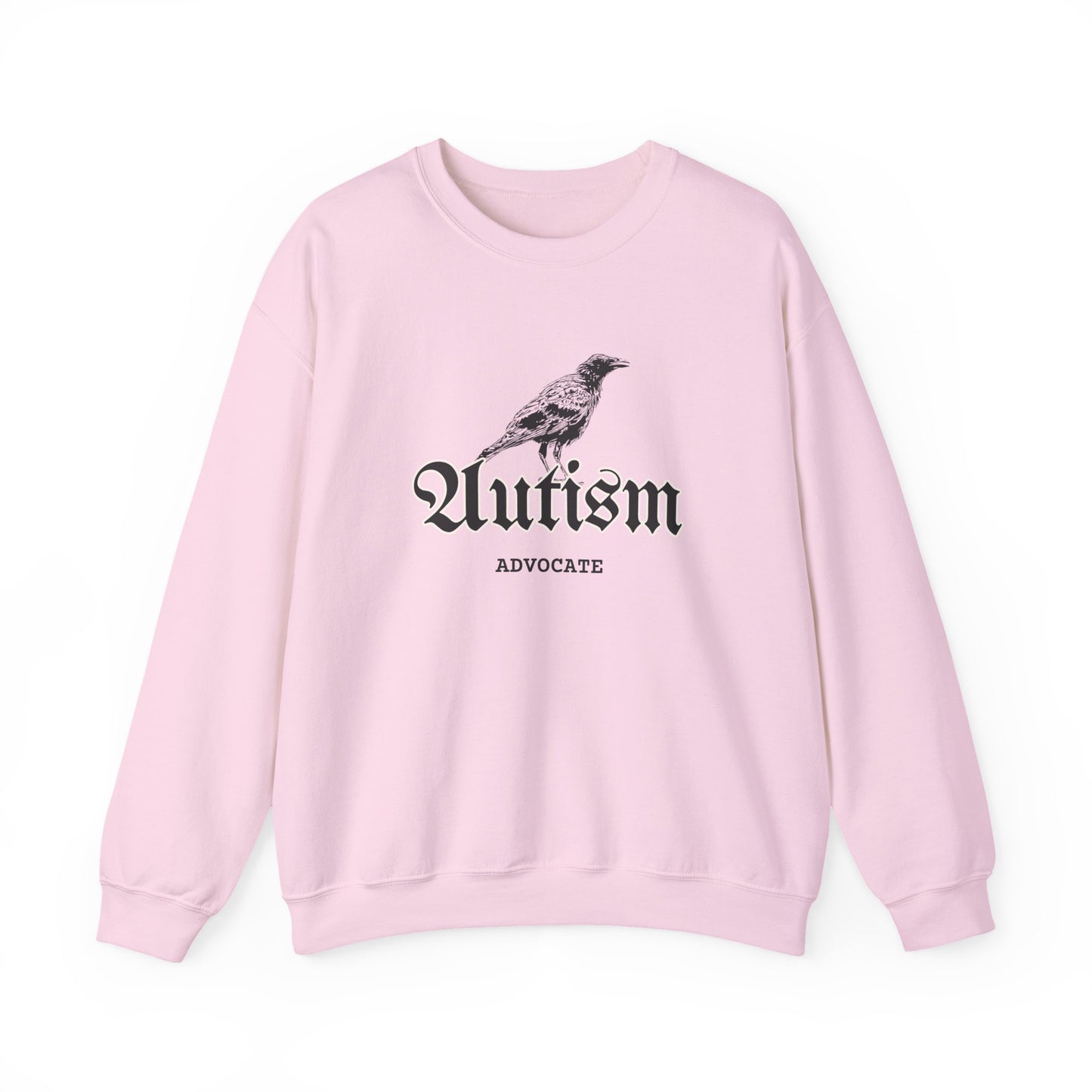 Autism Advocate Crewneck Sweatshirt — Vintage Raven Graphic
