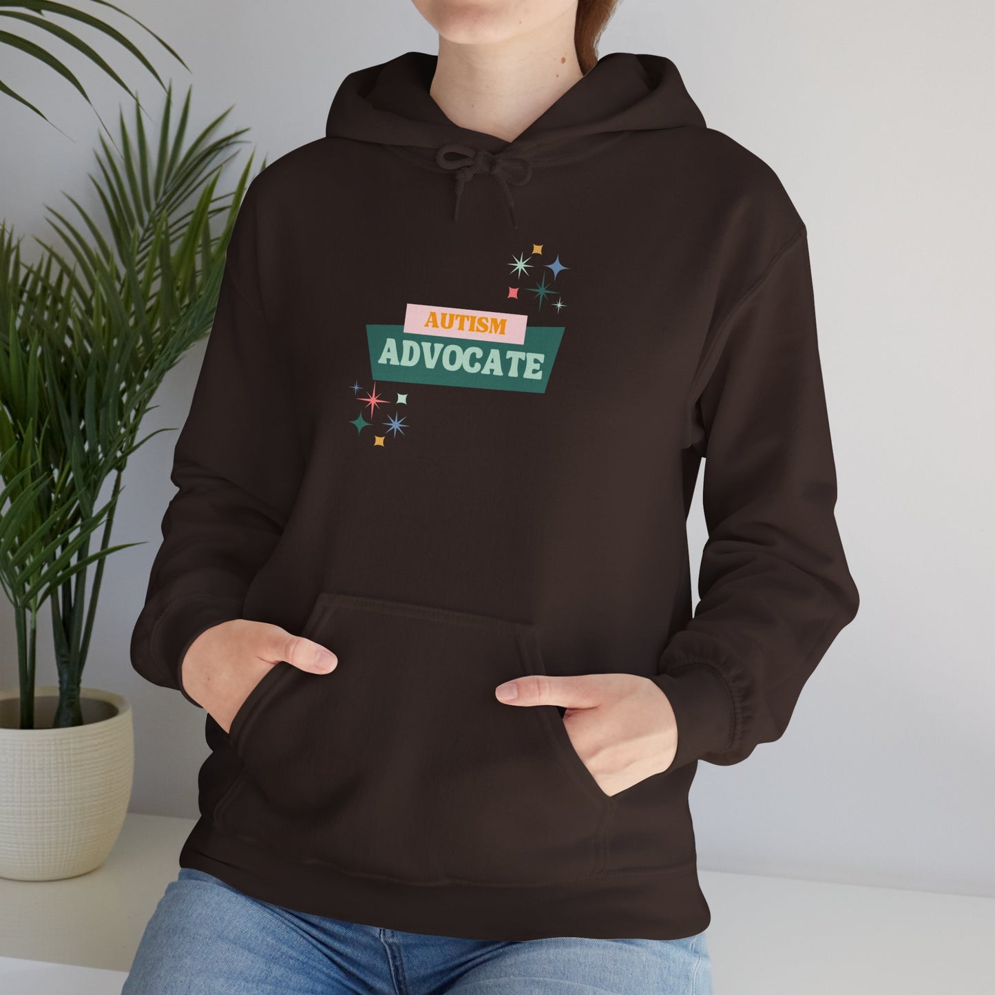 Advocate Badge Hoodie — Autism Advocate Graphic Pullover