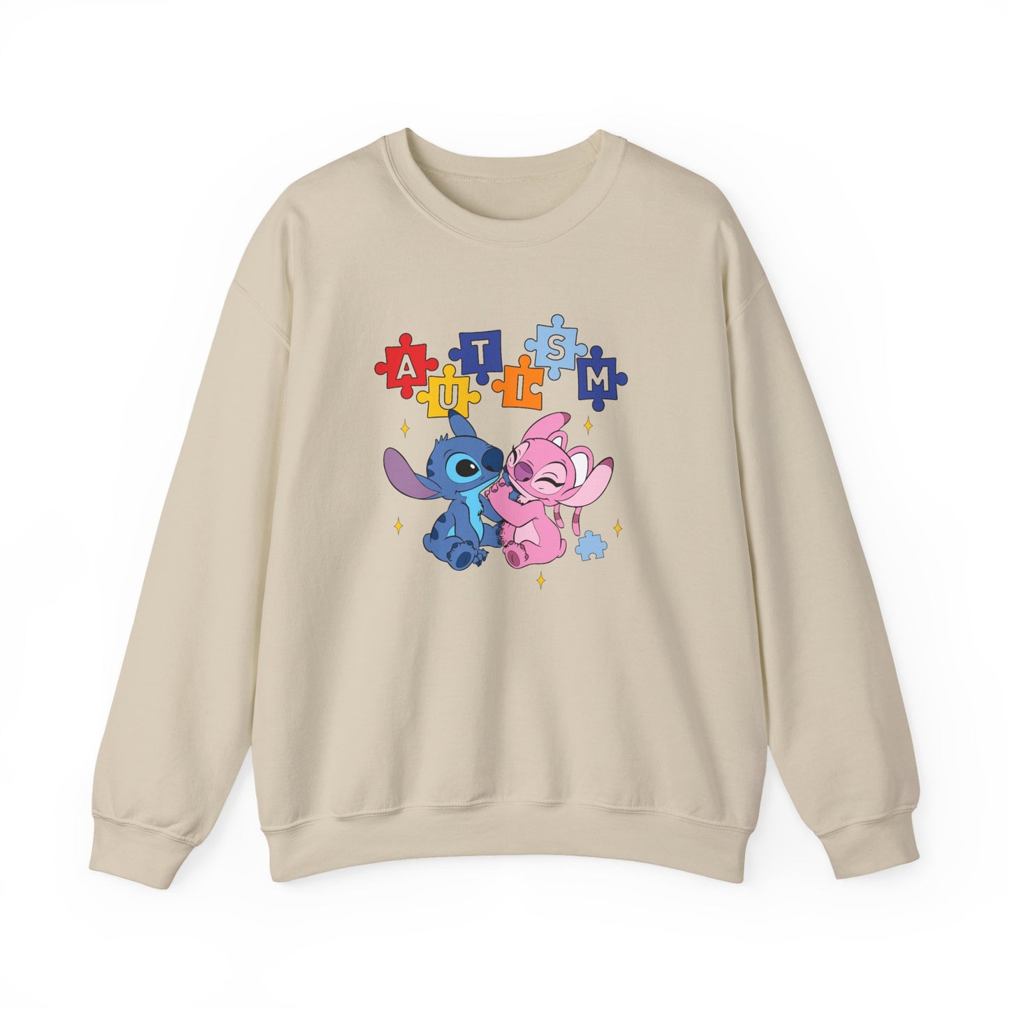 Autism Puzzle Stitch Crewneck Sweatshirt