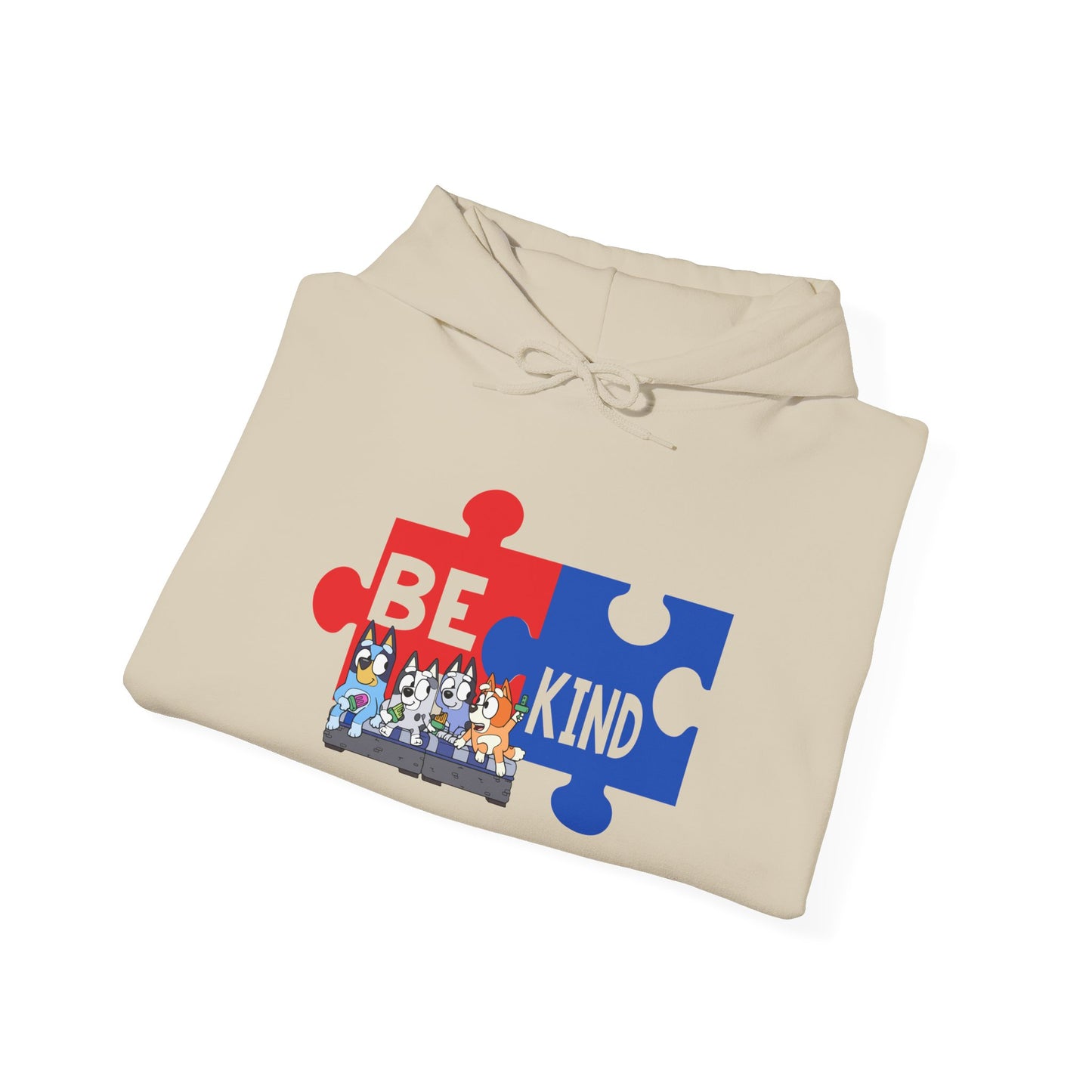Be Kind Puzzle Hoodie – Autism Awareness Community Sweatshirt