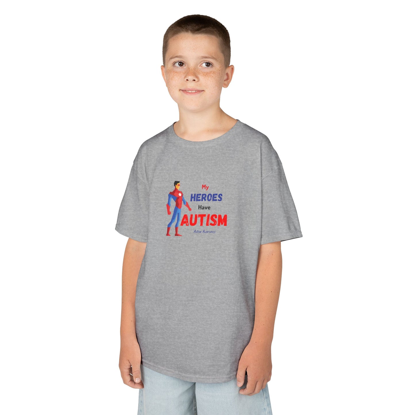 Autism Awareness Kids Tee - My Heroes Have Autism