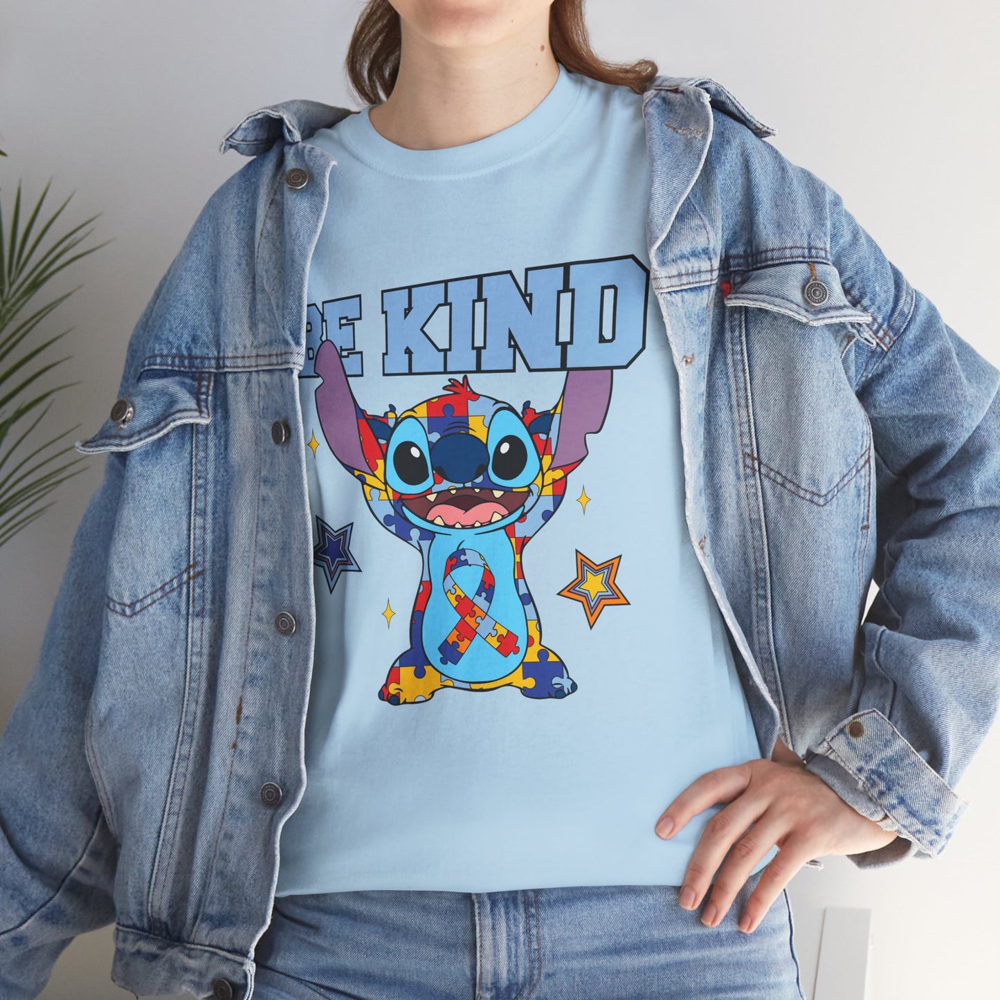 Be Kind Graphic Tee — Cute Stitch Character T‑Shirt for Kids & Fans