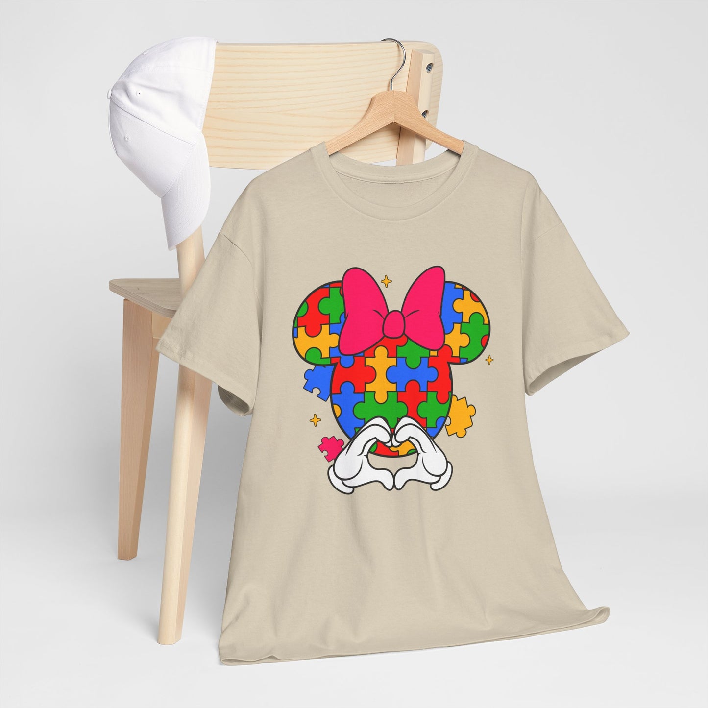 Autism Awareness Puzzle Minnie T-Shirt