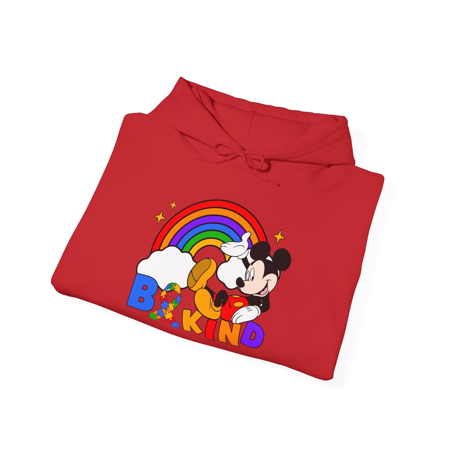 Hoodie — Be Kind Rainbow Mickey Graphic Pullover