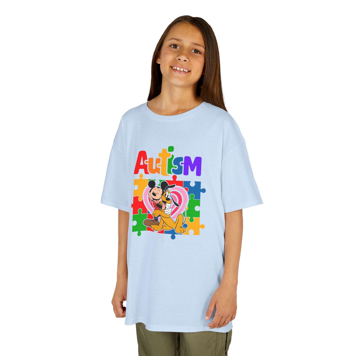 Kids Autism Awareness Puzzle Heart T-Shirt