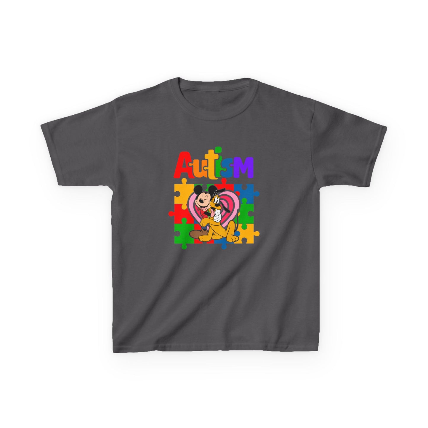Kids Autism Awareness Puzzle Heart T-Shirt