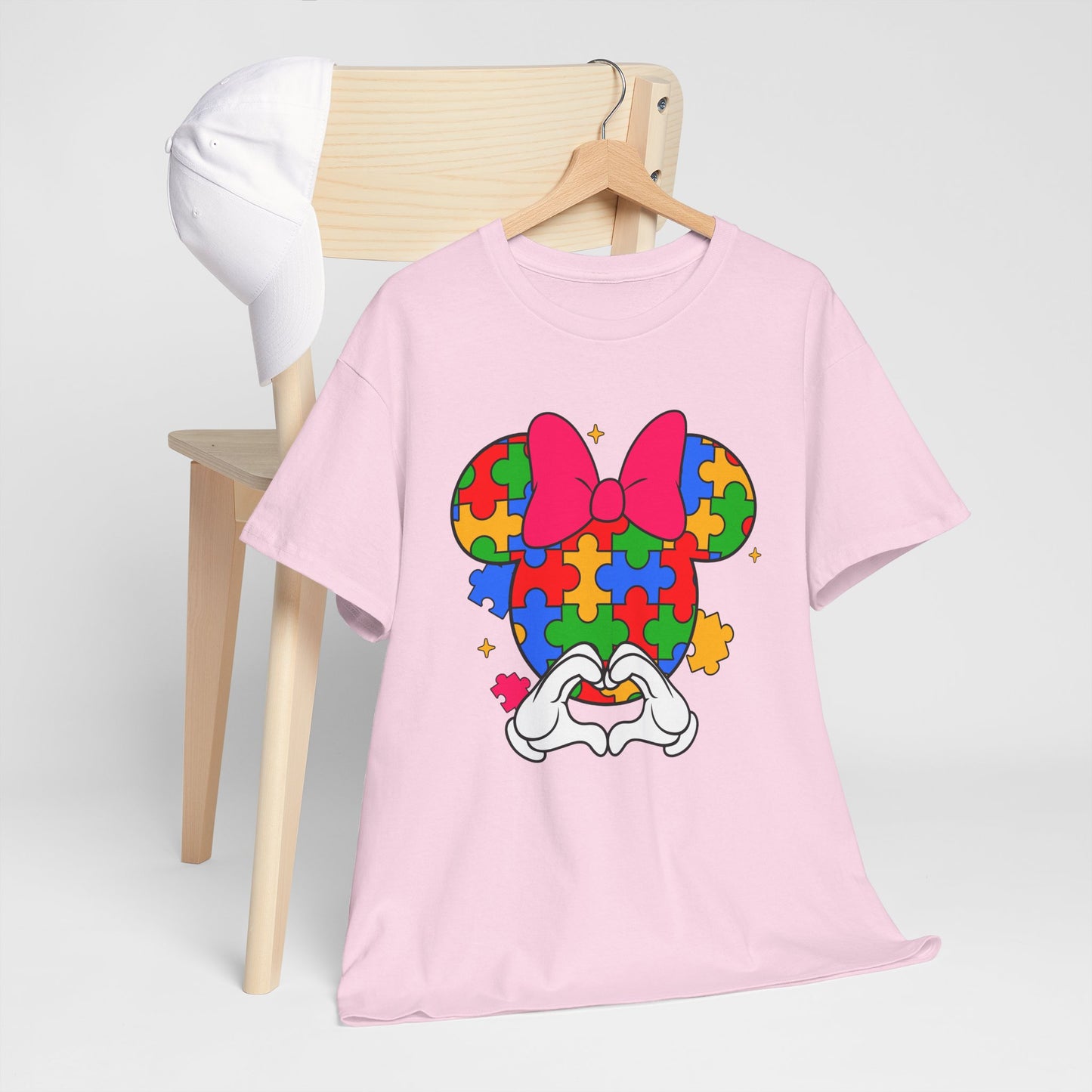 Autism Awareness Puzzle Minnie T-Shirt