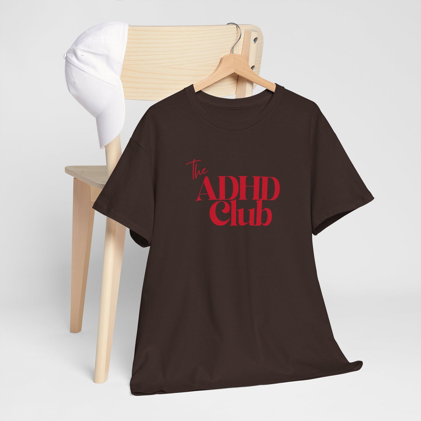 ADHD Club Unisex Heavy Cotton Tee - Comfortable & Supportive T-Shirt