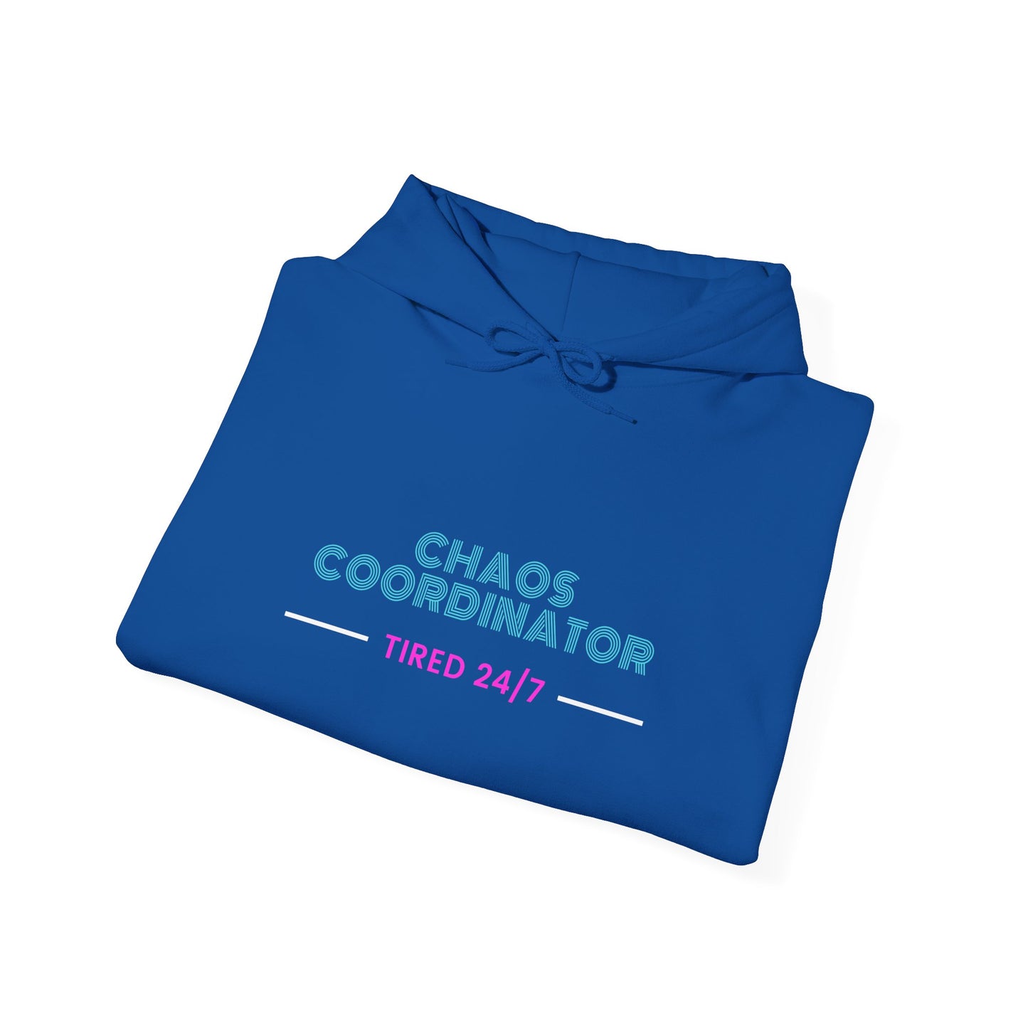 Chaos Coordinator Hoodie — Pastel 'Chaos Coordinator' Text Pullover