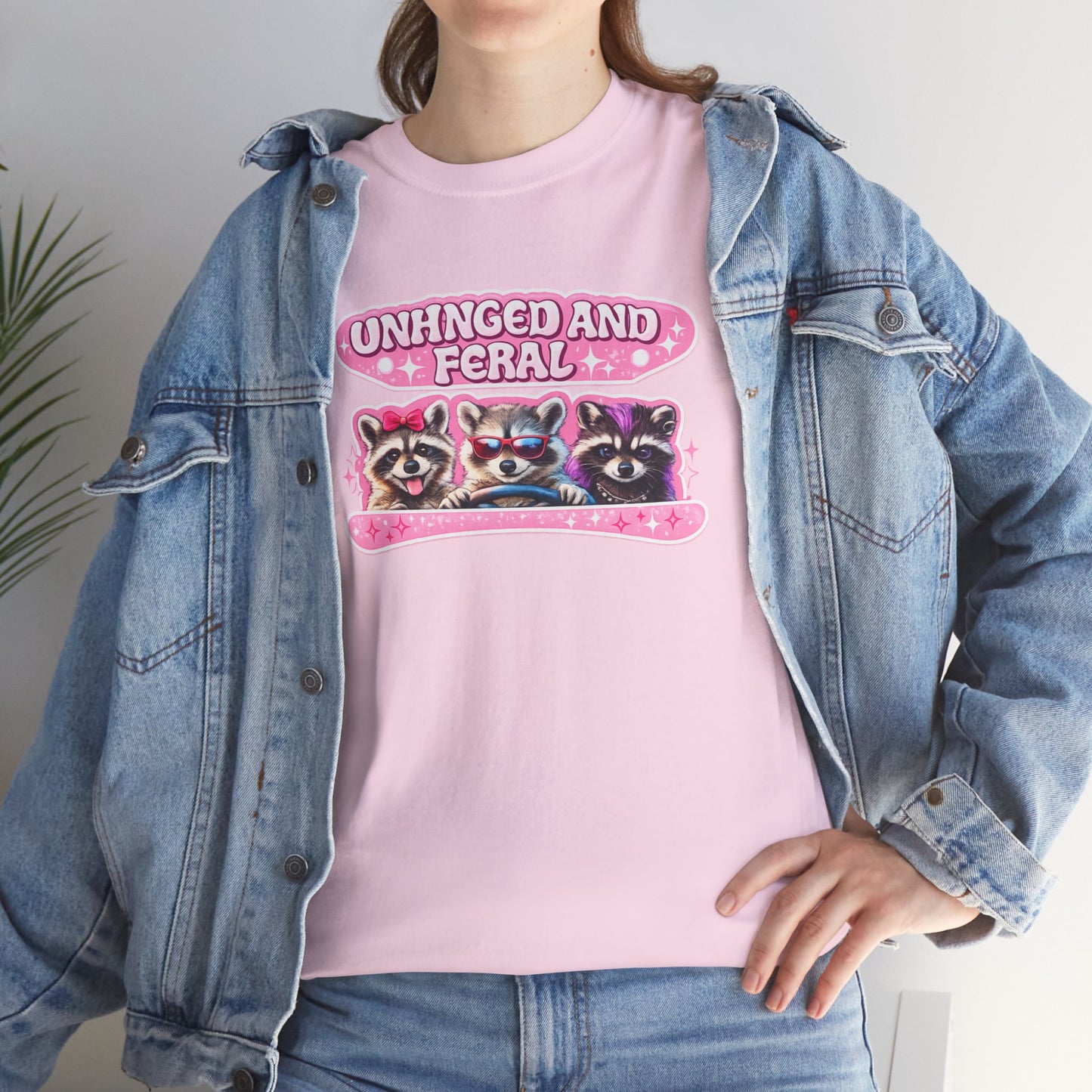 Unhinged and Feral Raccoon Tee
