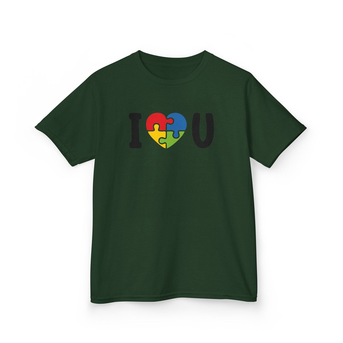 Colorful Puzzle Love Kids Tee