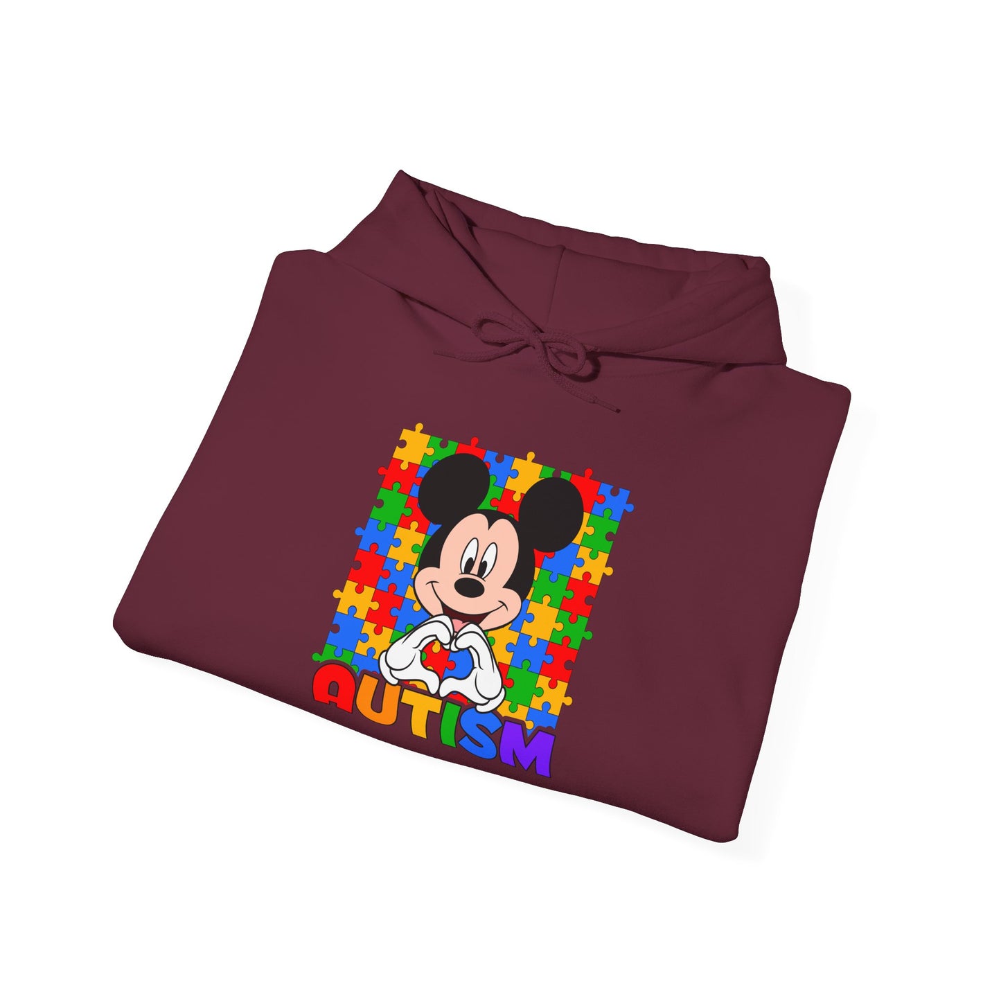 Autism Puzzle Heart Hoodie — Colorful Awareness Pullover