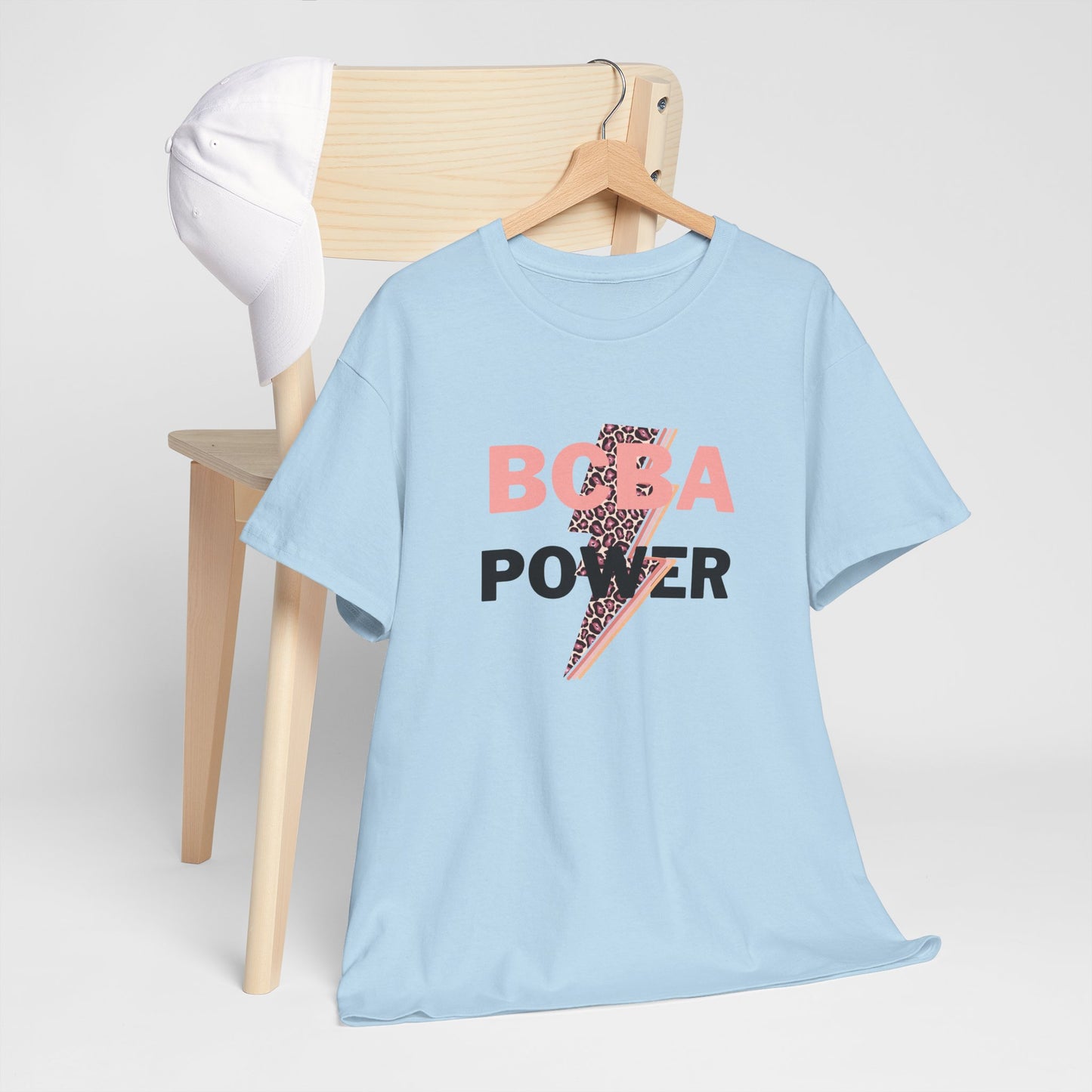 BCBA Power Unisex Heavy Cotton Tee - Empowerment Graphic T-Shirt