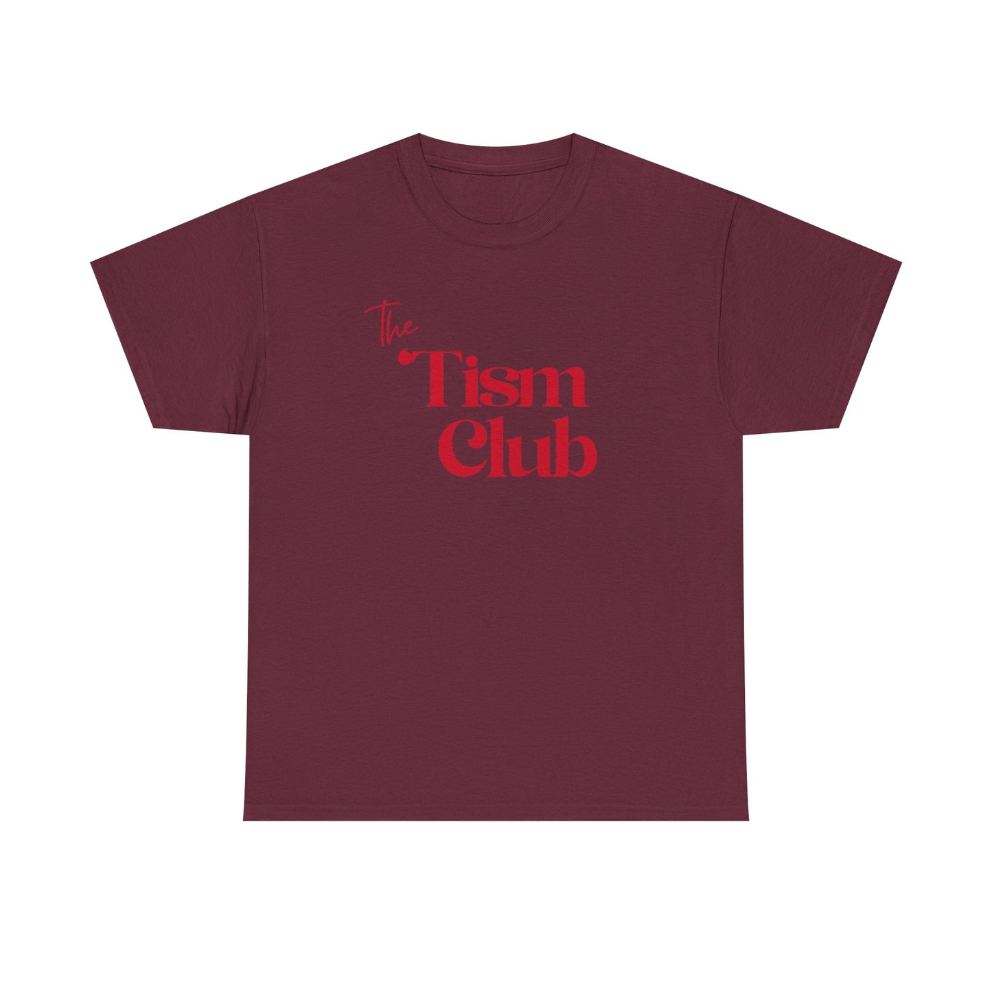 T-Shirt — "The Tism Club" Retro Script Tee