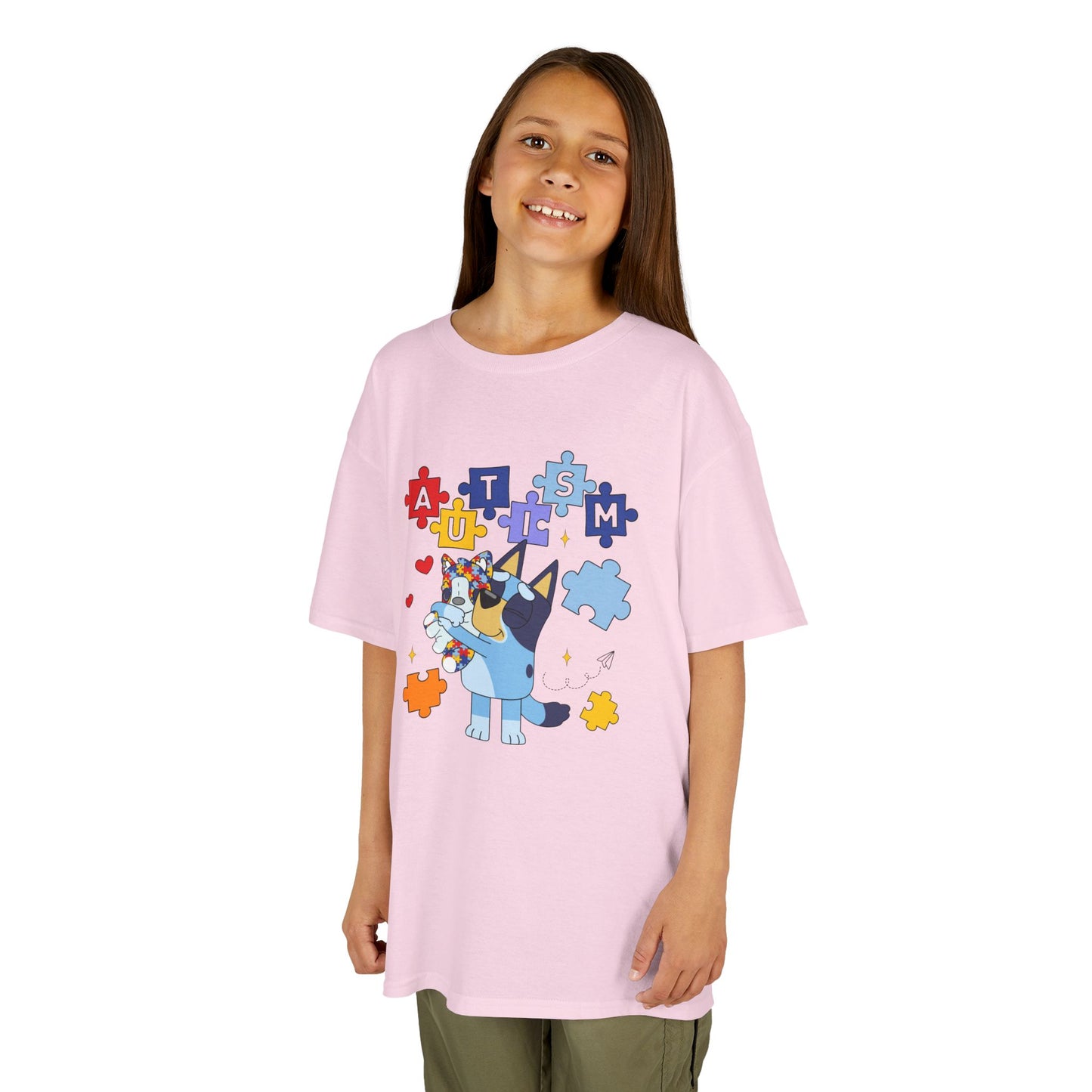 Autism Awareness Kids Tee — Cute Puzzle-Piece Unicorn Design