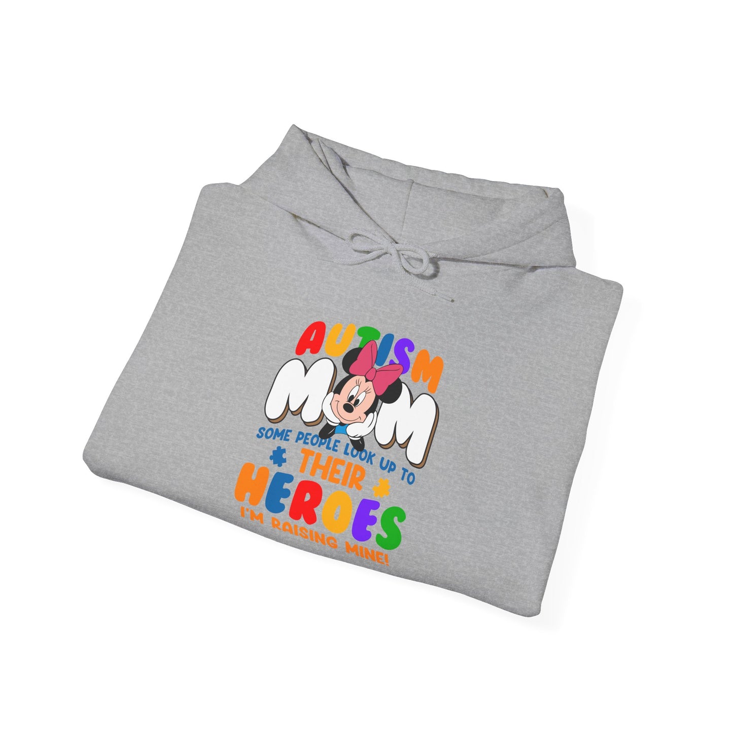 Autism Mom Hoodie - Proud Parent Support Sweatshirt (I’m Raising Heroes)