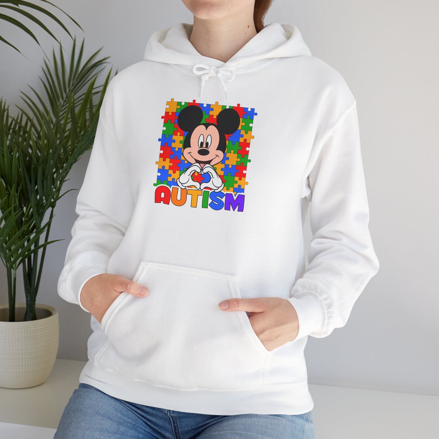 Autism Puzzle Heart Hoodie — Colorful Awareness Pullover
