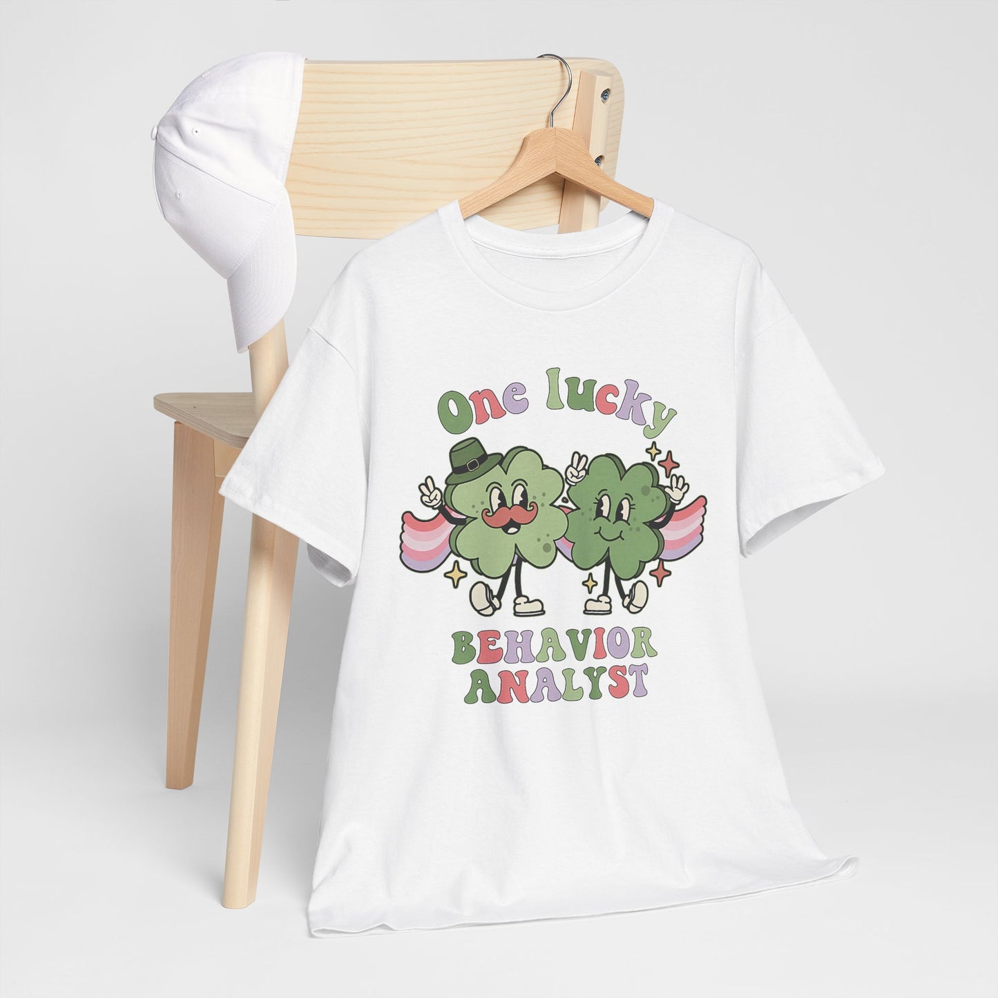 One Lucky Behavior Analyst T-Shirt — St. Patrick’s Day Shamrock ABA Shirt