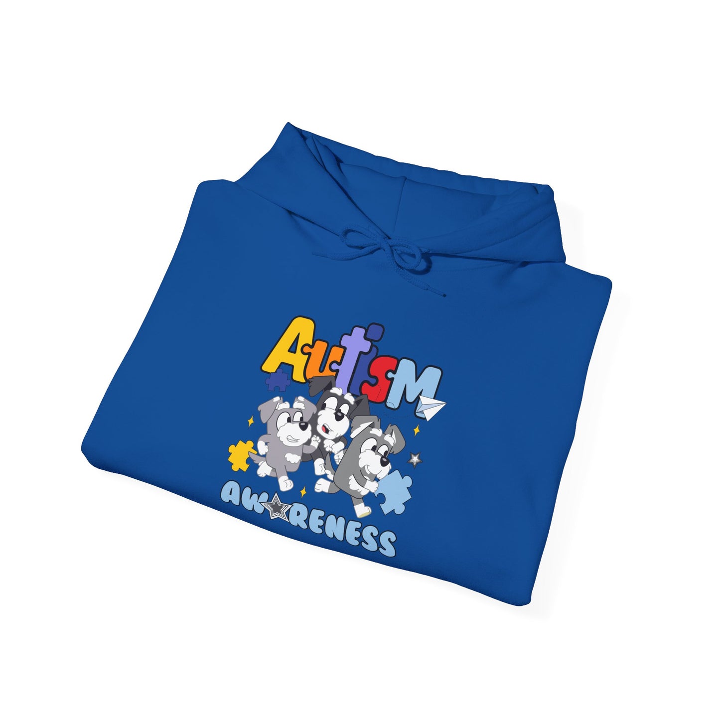 Autism Awareness Hoodie — Puzzle Heart Design