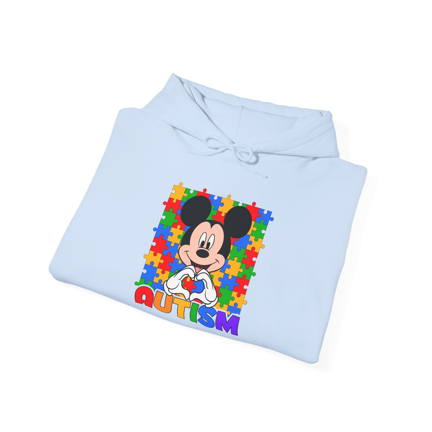 Autism Puzzle Heart Hoodie — Colorful Awareness Pullover