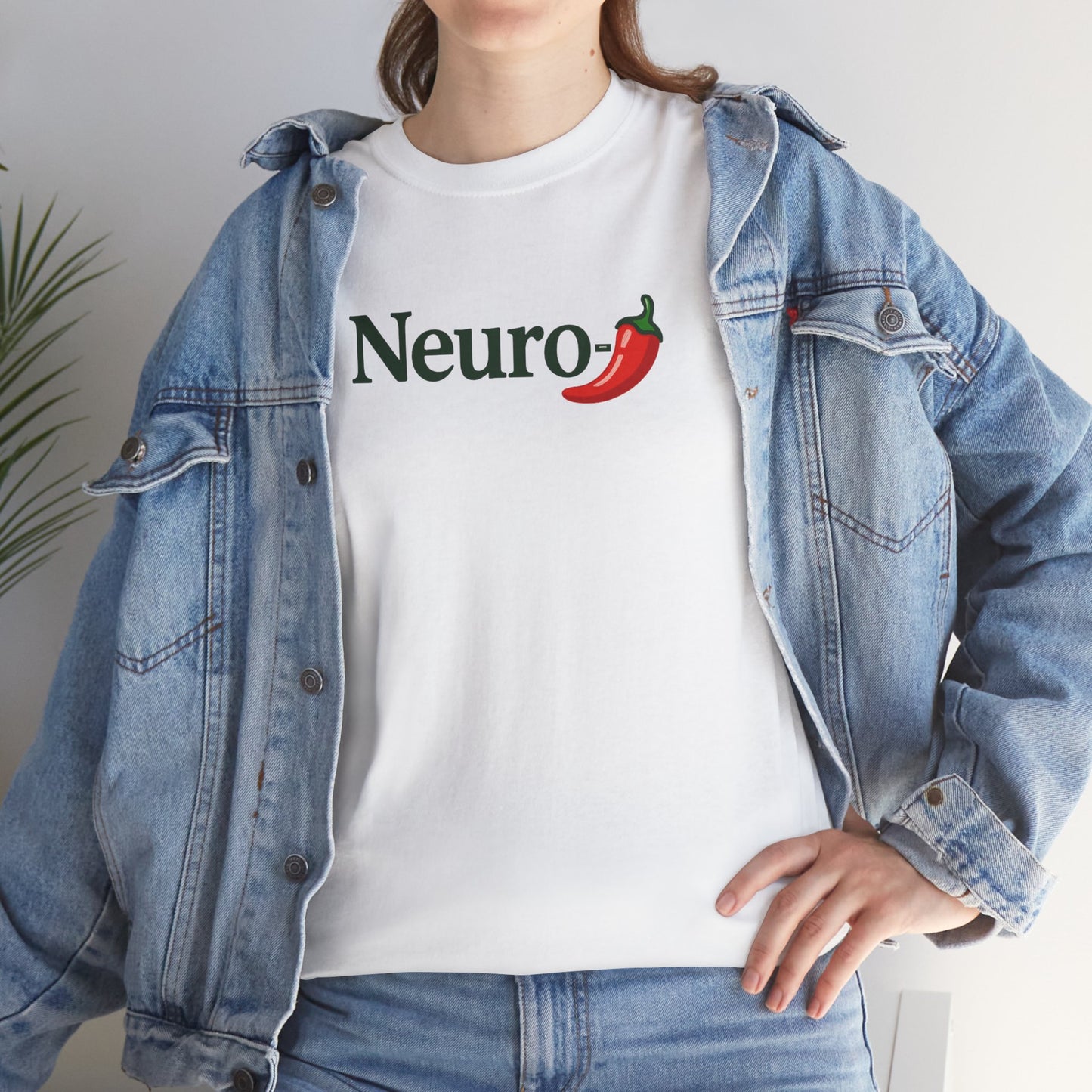 Neuro Chili Unisex Heavy Cotton Tee - Fun & Unique T-Shirt for Casual Wear