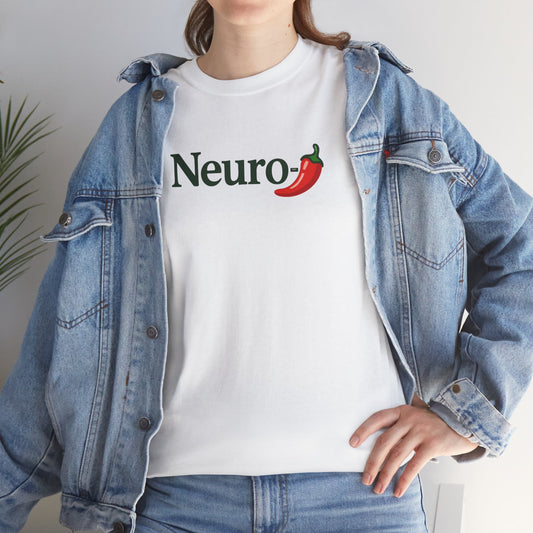 Neuro Chili Unisex Heavy Cotton Tee - Fun & Unique T-Shirt for Casual Wear