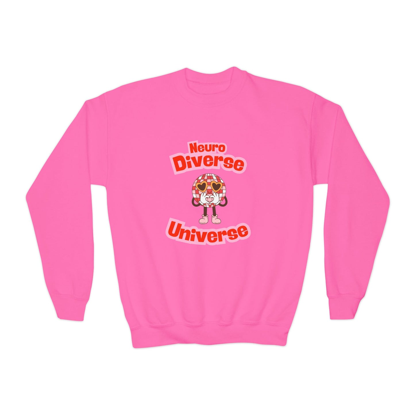Neuro Diverse Universe Youth Crewneck Sweatshirt