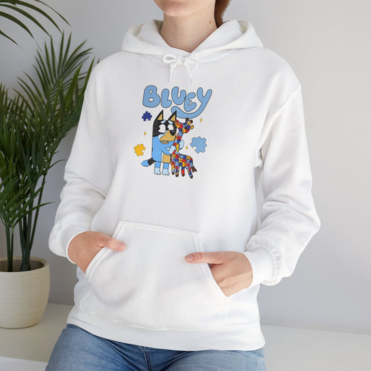 Bluey Cartoon Hoodie — Cute Blue Heeler Kids TV Character Pullover