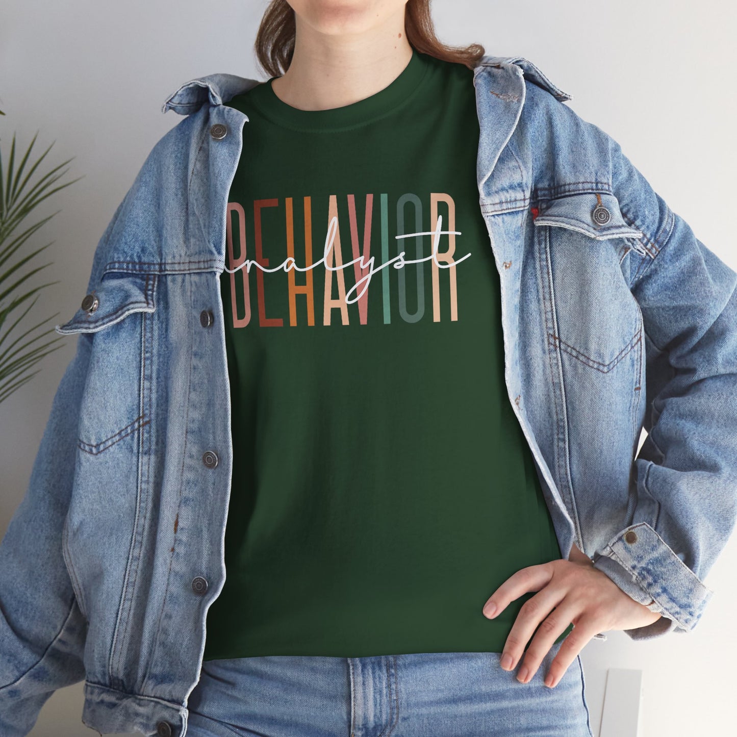 Behavior Anxious Tee — Retro Script Anxiety Awareness T-Shirt