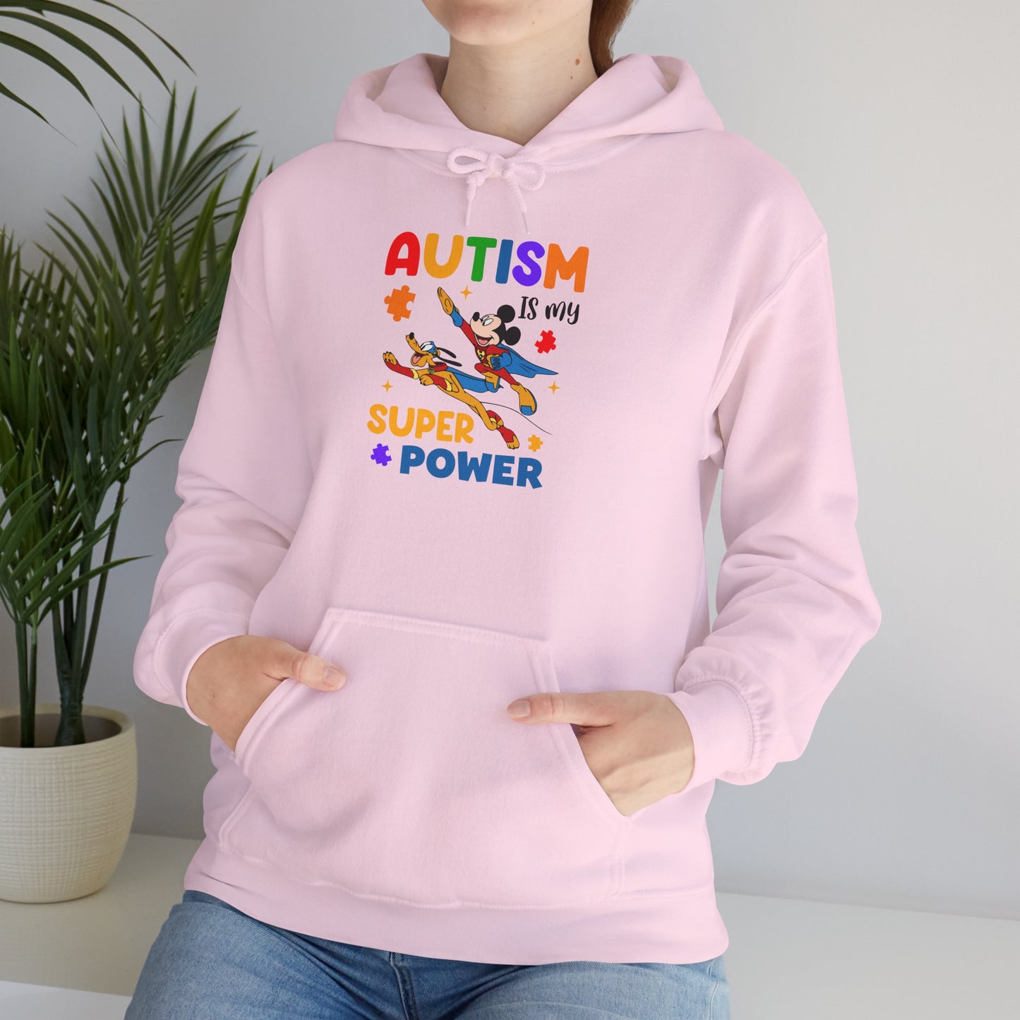 Autism Is My Superpower Hoodie — Colorful Kids & Adult Awareness Pullover