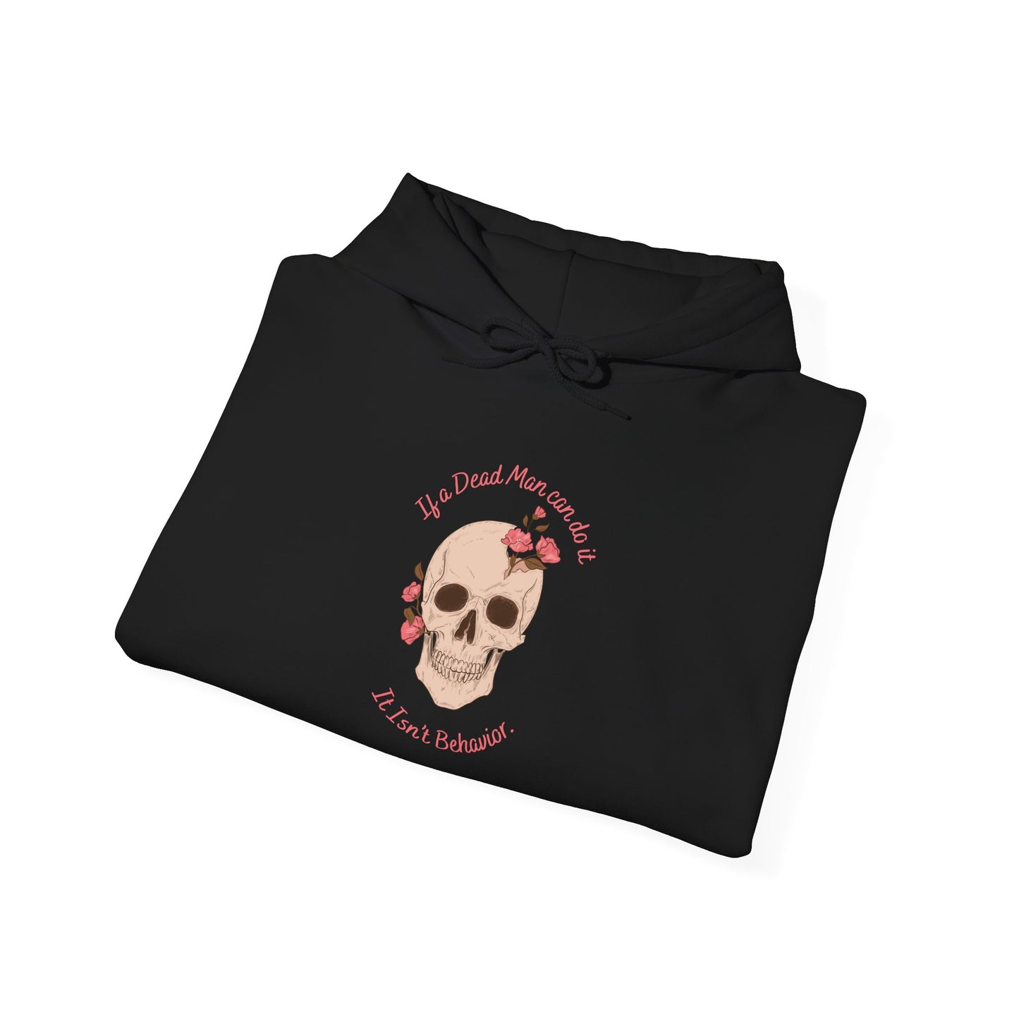 Skull & Roses Hoodie — "I Loved You Once, I Still Do" Floral Skull Sweatshirt
