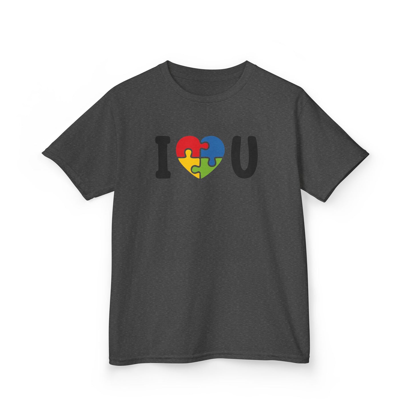 Colorful Puzzle Love Kids Tee