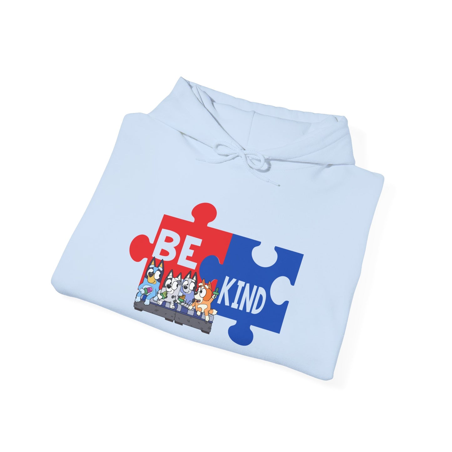 Be Kind Puzzle Hoodie – Autism Awareness Community Sweatshirt