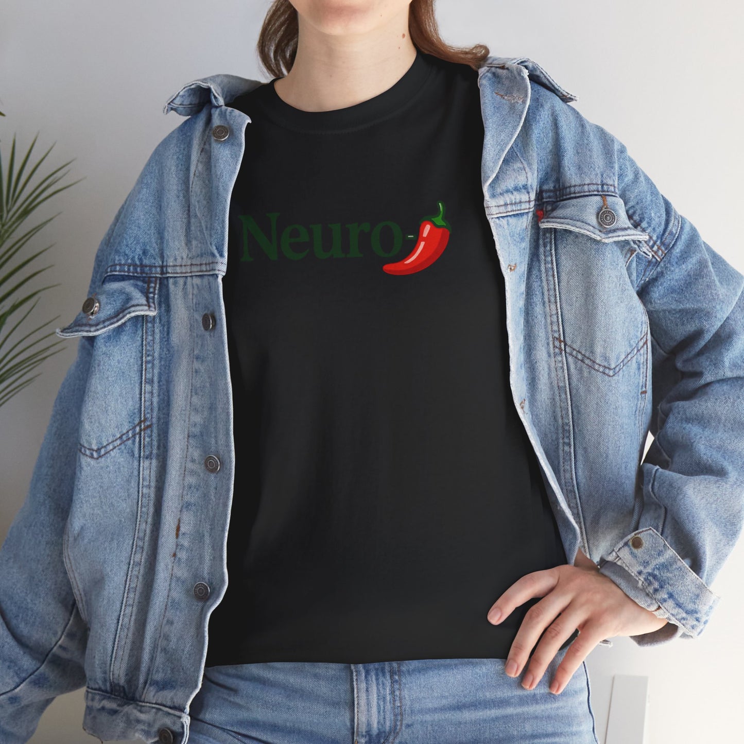 Neuro Chili Unisex Heavy Cotton Tee - Fun & Unique T-Shirt for Casual Wear