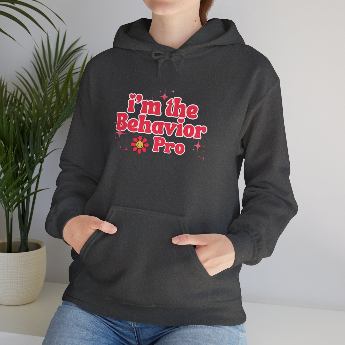 Behavior Pro Hoodie — Retro Flower "I'm the Behavior Pro"