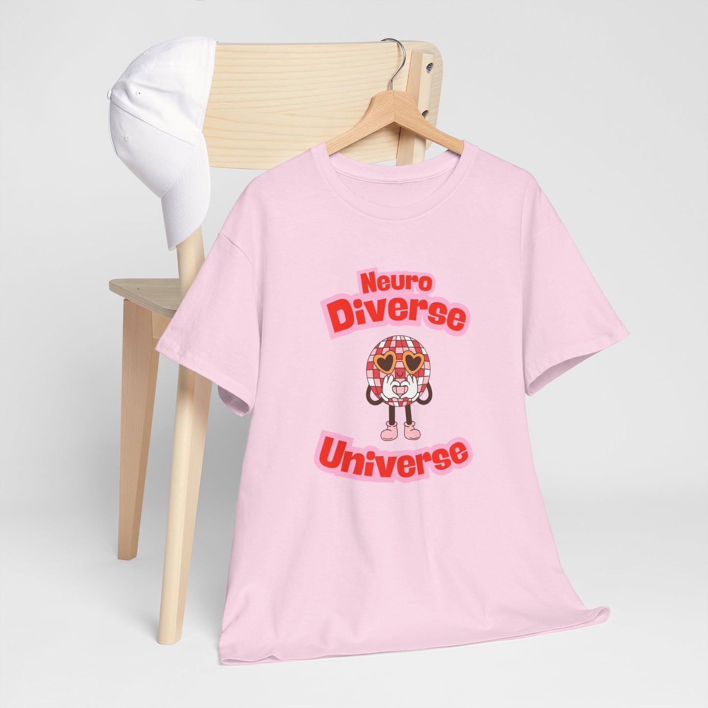 Neuro Diverse Universe Tee - Unisex Heavy Cotton T-Shirt for Inclusivity and Awareness