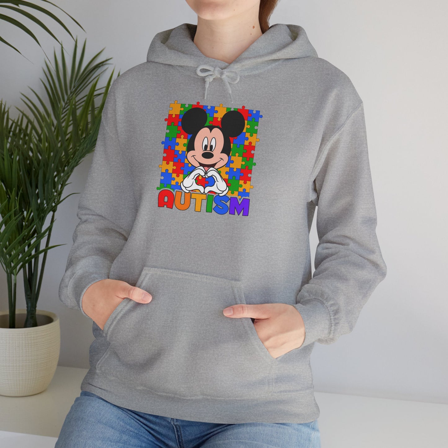Autism Puzzle Heart Hoodie — Colorful Awareness Pullover