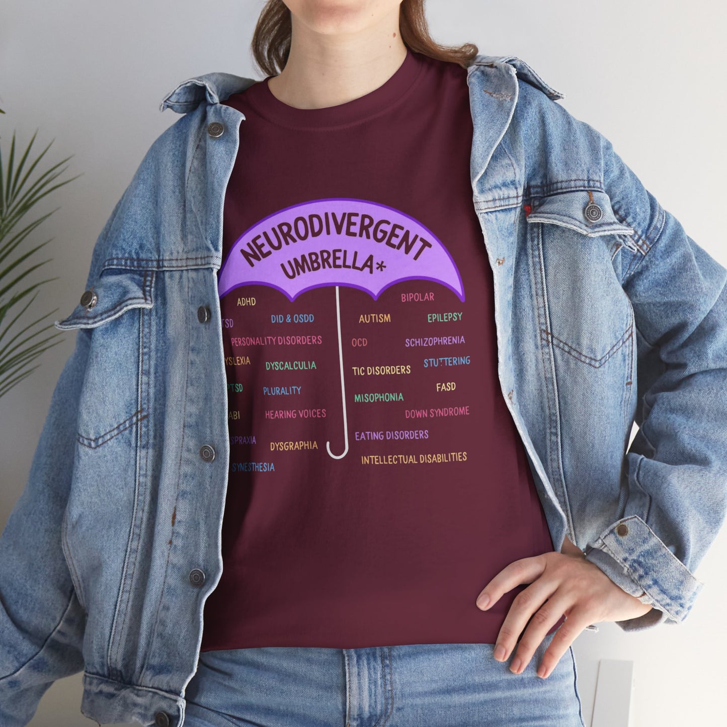 Neurodivergent Umbrella Unisex Heavy Cotton Tee