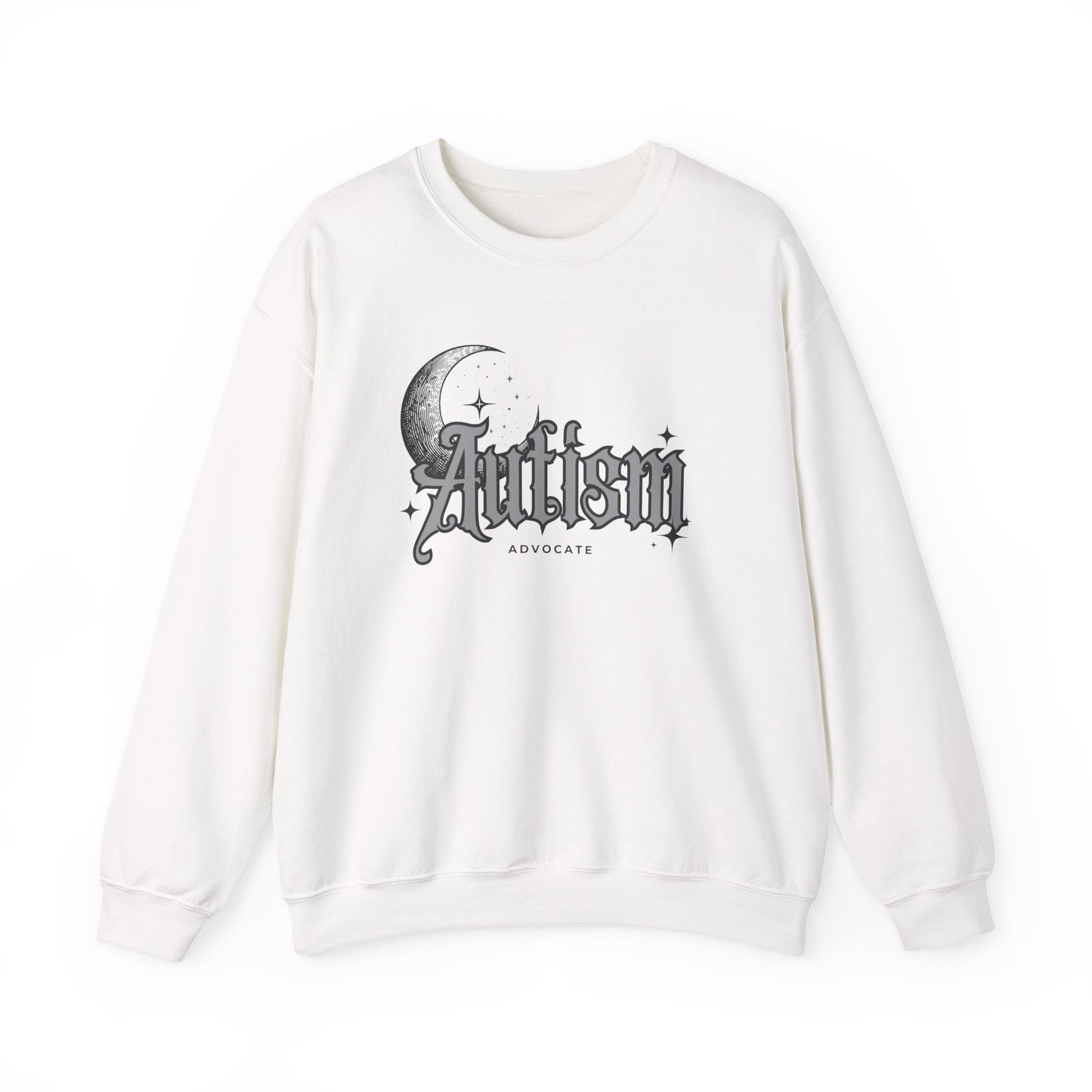 Autism Advocate Crewneck Sweatshirt — Moon Gothic Design