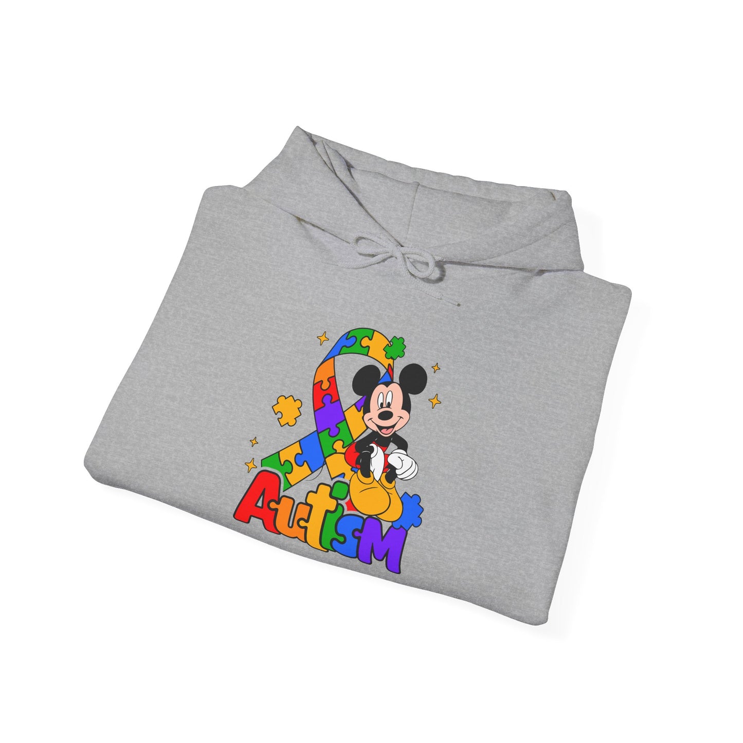 Autism Awareness Hoodie — Colorful Puzzle Heart Design