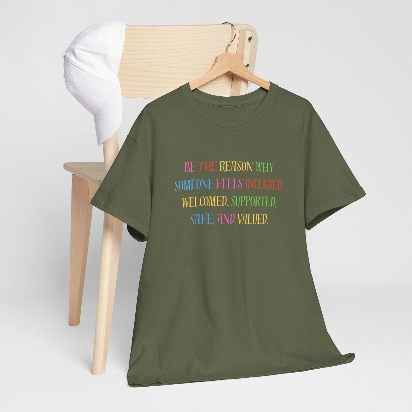 Inclusive Support Unisex Heavy Cotton Tee