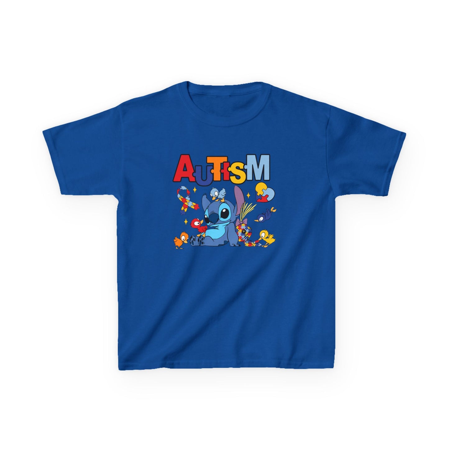 Kids Tee — Cute Autism Awareness Design with Puzzle Pieces