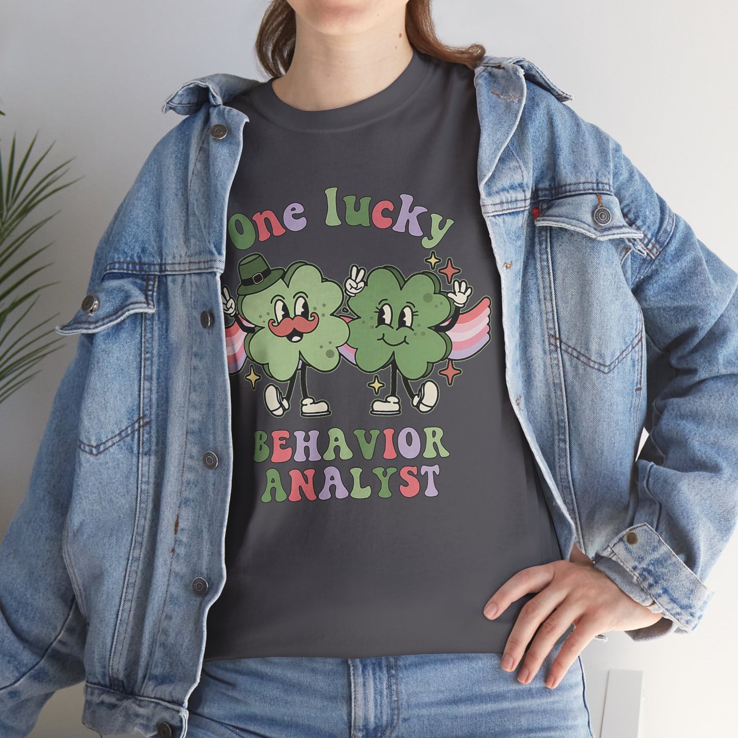 One Lucky Behavior Analyst T-Shirt — St. Patrick’s Day Shamrock ABA Shirt
