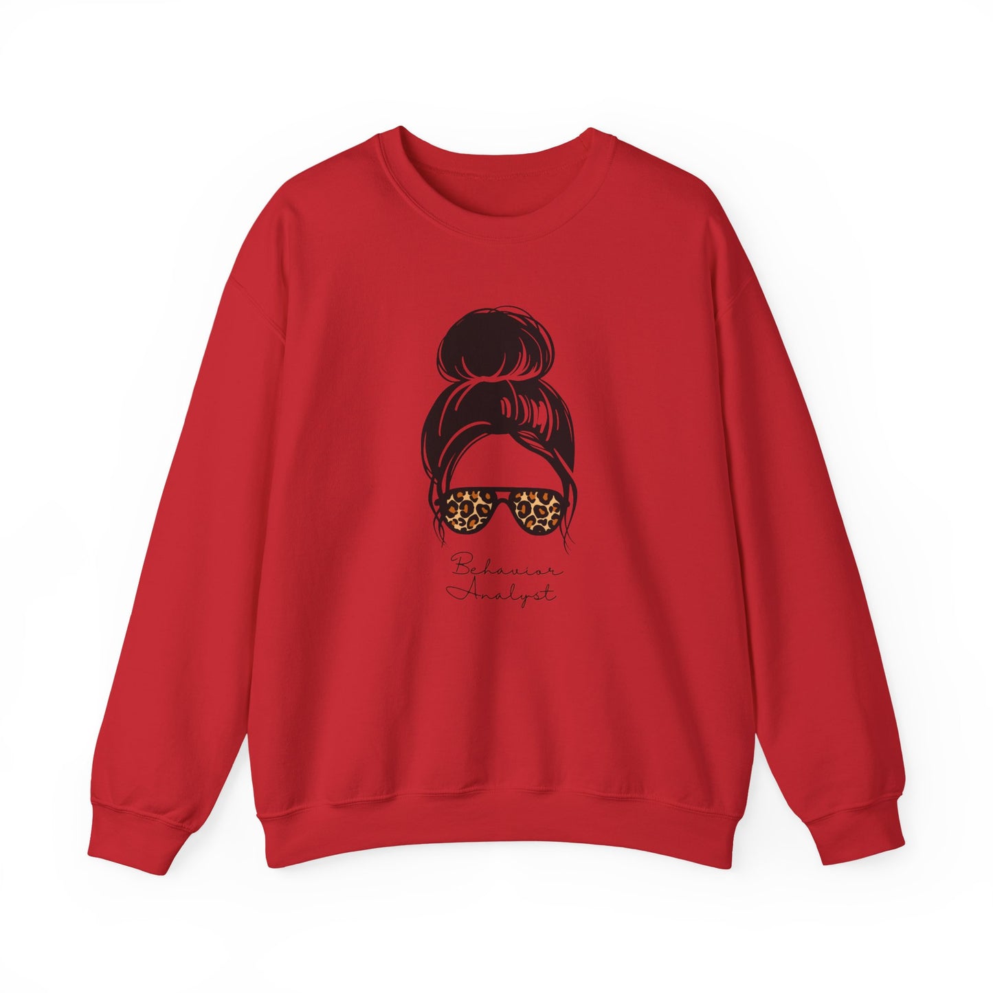 Behavior Analyst Bun Crewneck Sweatshirt