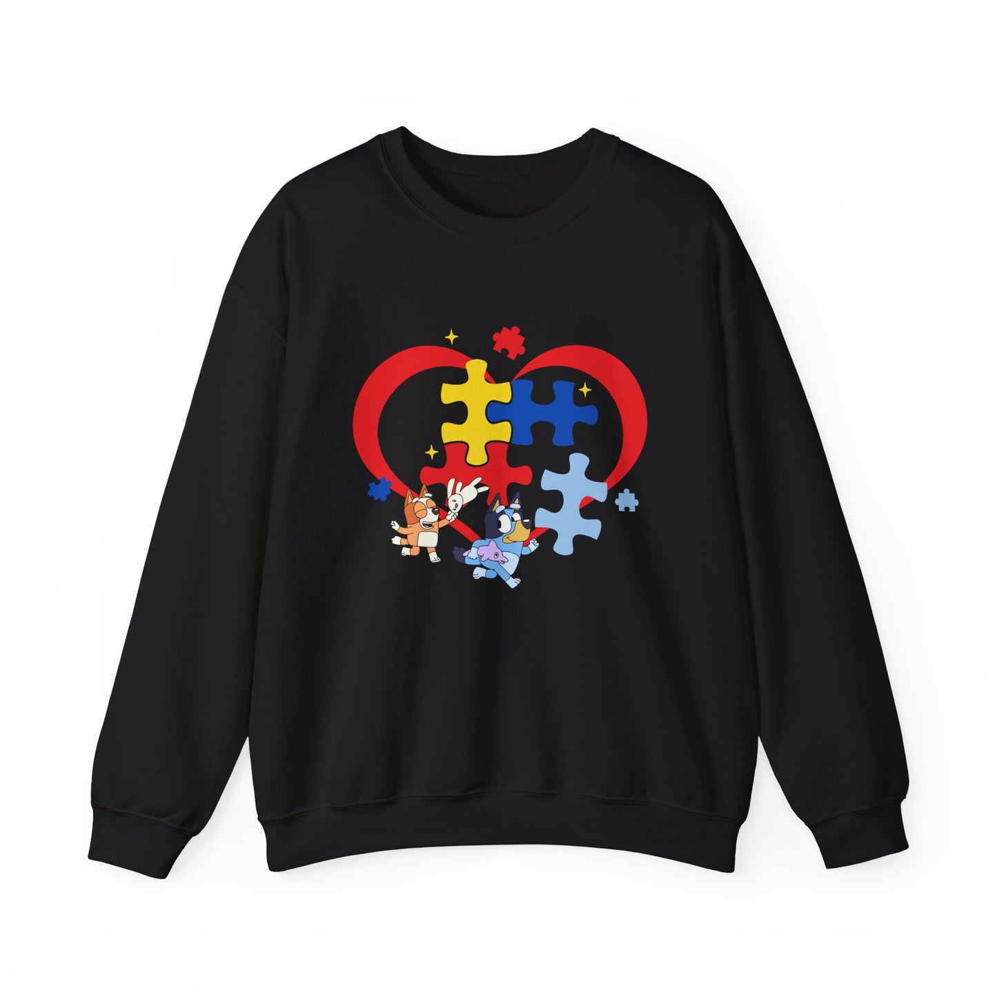 Autism Awareness Puzzle Heart Sweatshirt
