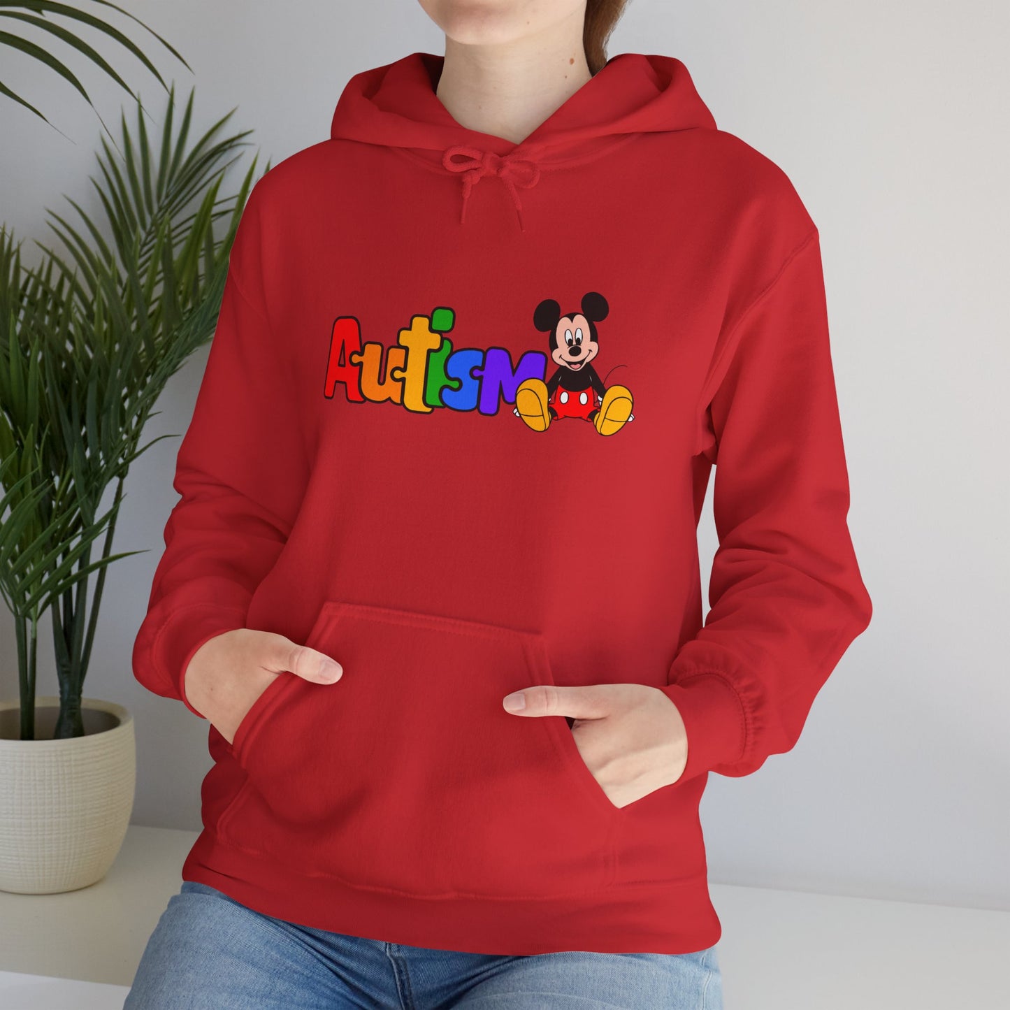 Autism Pride Hoodie — Colorful Puzzle Logo Sweatshirt