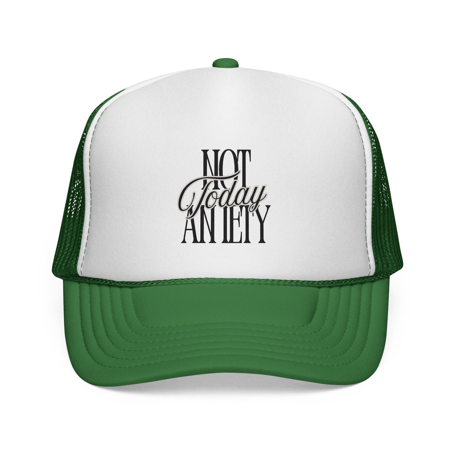 Not Today Anxiety Trucker Cap — Funny Anti-Anxiety Mesh Hat for Stress Relief